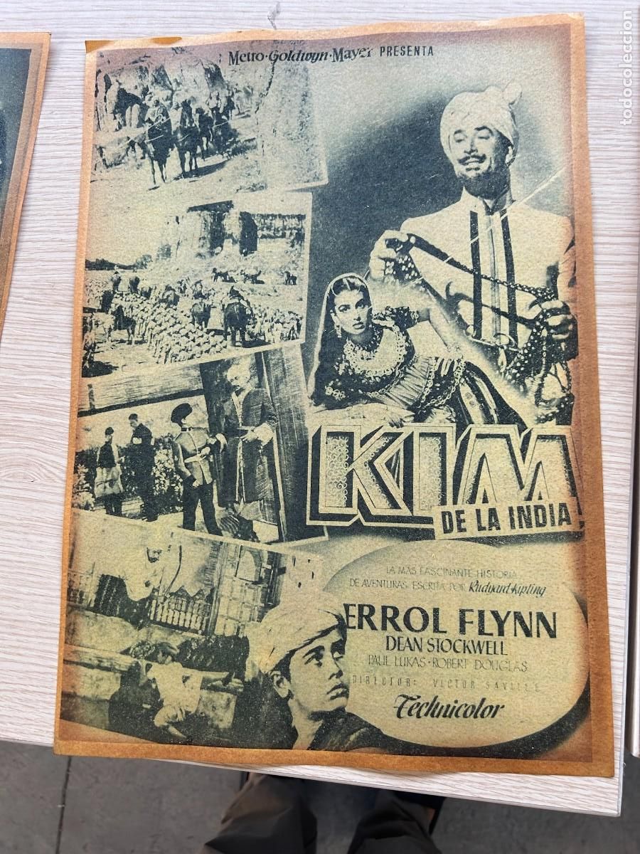 Cine: KIM DE LA INDIA POSTER 42X30 COMO SE VE