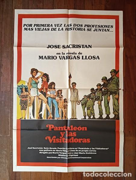 Cine: EPX 0466 PANTALEON Y LAS VISITADORAS JOSE SACRISTAN POSTER ORIGINAL ARGENTINO 75X110