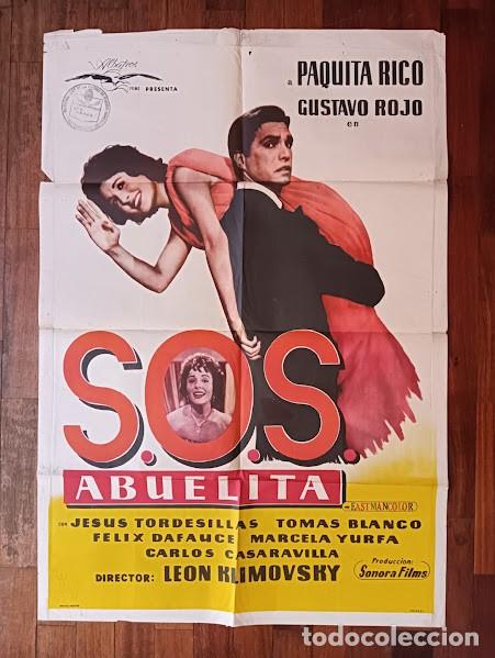 Cine: EPX 0468 SOS ABUELITA PAQUITA RICO GUSTAVO ROJO CIFESA POSTER ORIGINAL ARGENTINO 75X110
