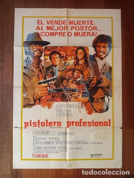 Cine: EPX 0472 SALARIO PARA MATAR FRANCO NERO SPAGHETTI POSTER ORIGINAL ARGENTINO 75X110