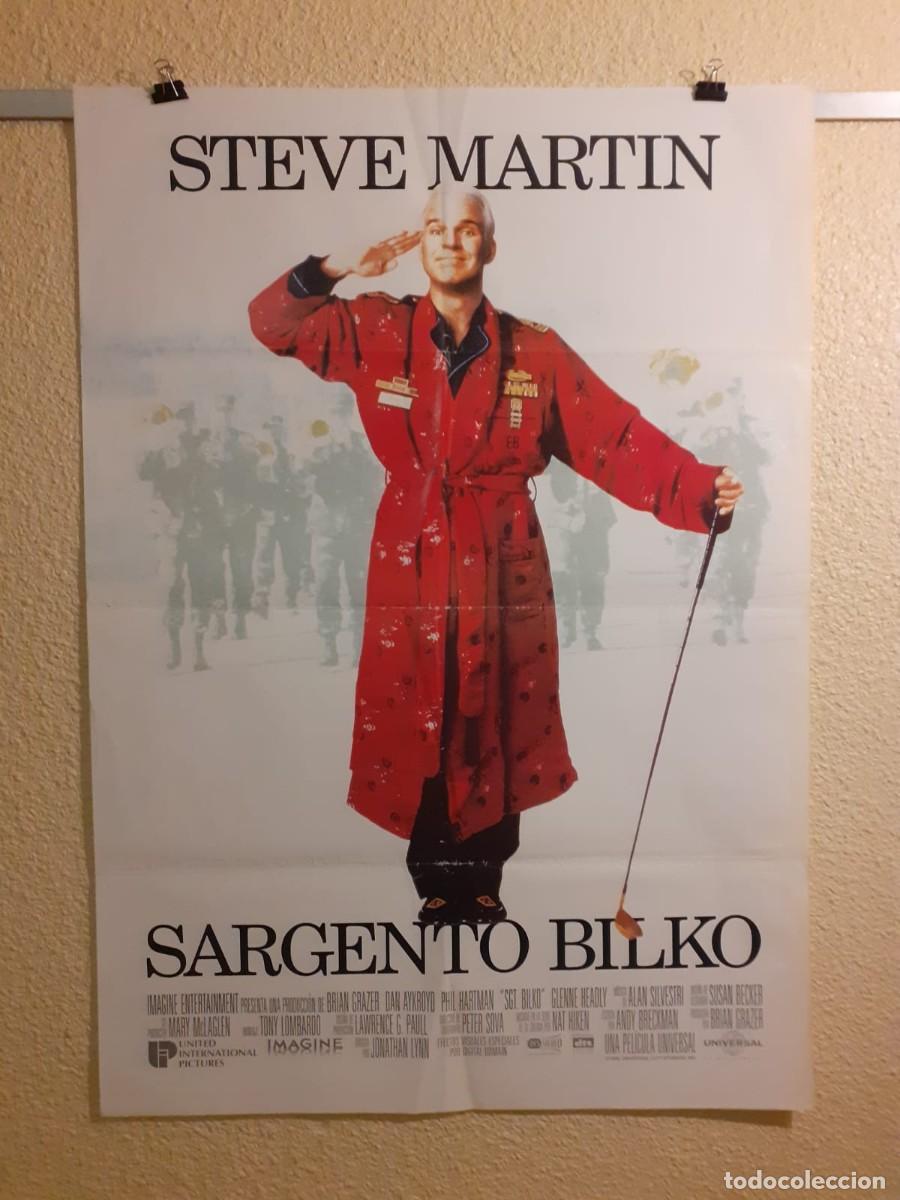 Cine: P&oacute;ster original de cine Sargento Bilko (1996) Steve Martin. 96x68 cm