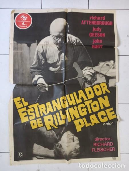 Cine: VKD 2332 EL ESTRANGULADOR DE RILLINGTON PLACE RICHARD ATTENBOROUGH POSTER ORIGINAL 70X100 ESTRENO