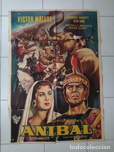 Cine: VKD 2336 ANIBAL VICTOR MATURE PEPLUM POSTER ORIGINAL 70X100 ESTRENO