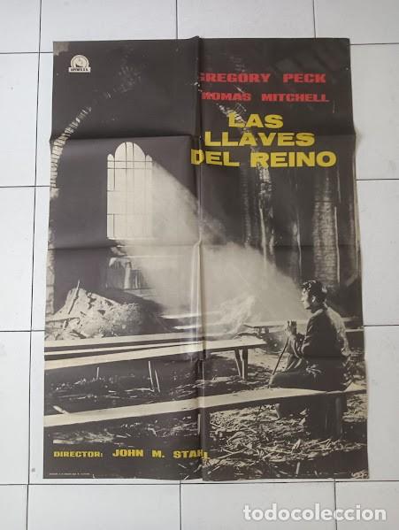 Cine: VKD 2342 LAS LLAVES DEL REINO GREGORY PECK POSTER ORIGINAL 70X100 ESPA&Ntilde;OL R-66
