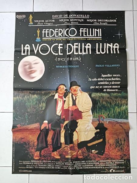 Cine: VKD 2349 LA VOZ DE LA LUNA / VOCE DELLA LUNA FEDERICO FELLINI POSTER ORIGINAL 70X100 ESTRENO