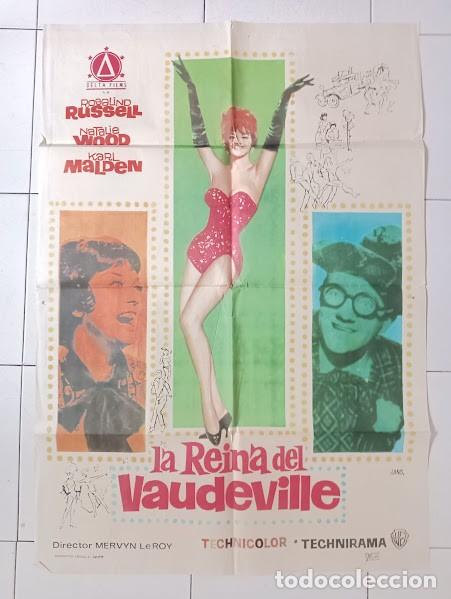 Cine: VKD 2351 LA REINA DEL VAUDEVILLE NATALIE WOOD SEXY JANO POSTER ORIGINAL 70X100 ESTRENO