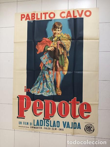 Cinema: EPX 0488 MI TIO JACINTO PABLITO CALVO LADISLAO VAJDA POSTER ORIGINAL ITALIANO 100X140