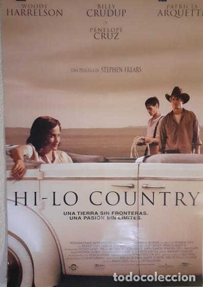 Cine: Cartel de Cine Original - Hi-Lo Country (1998) - 98x68 cm - Stephen Frears / Pen&eacute;lope Cruz