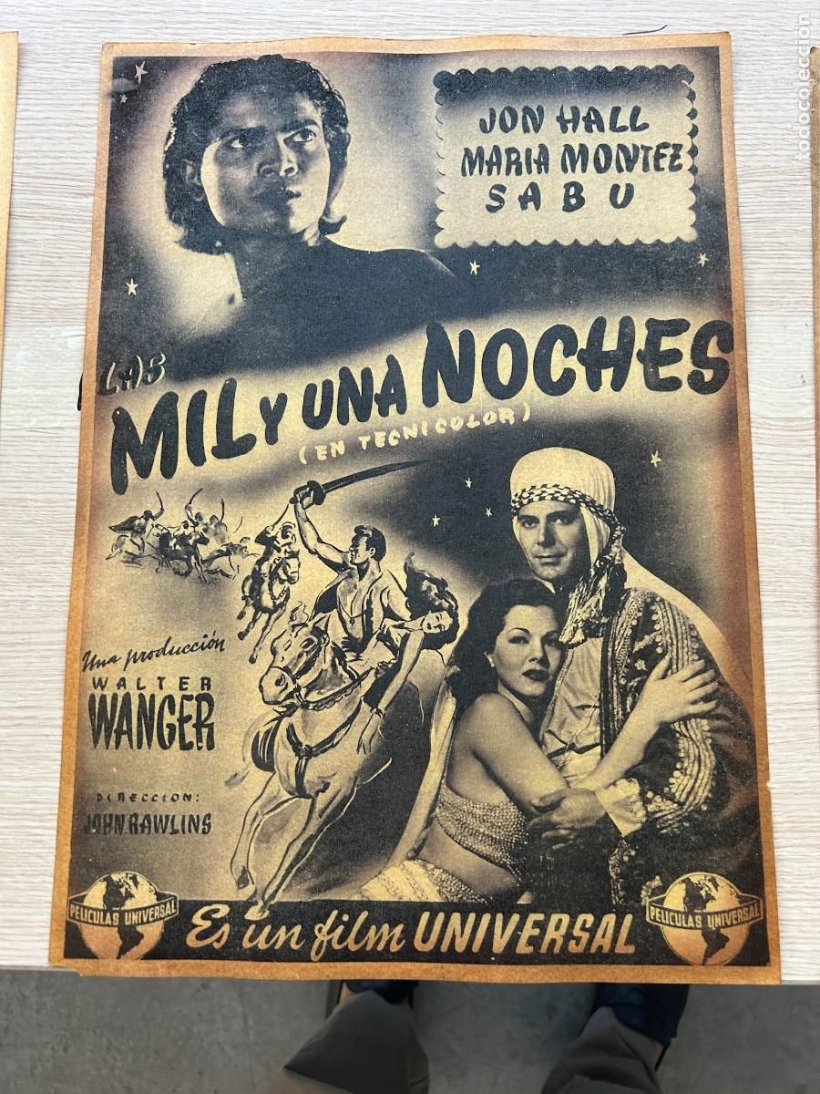 Cine: MIL Y UNA NOCHES POSTER 42X30 COMO SE VE