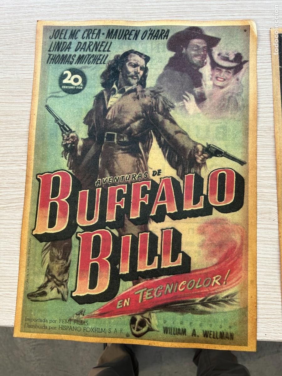 Cine: BUFFALO BILL POSTER 42X30 COMO SE APRECIA
