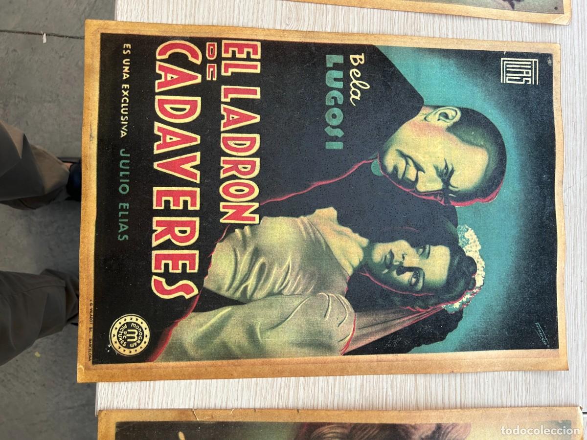Cine: EL LADRON DE CADAVERES POSTER 42X30 CM