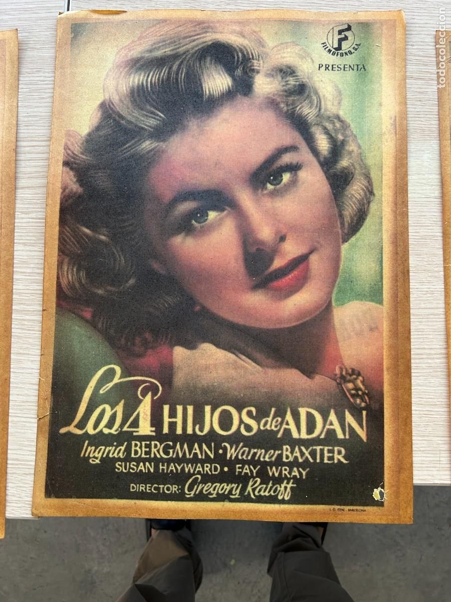 Cine: LOS 4 HIJOS DE ADAN POSTER 42X30 COMO SE VE