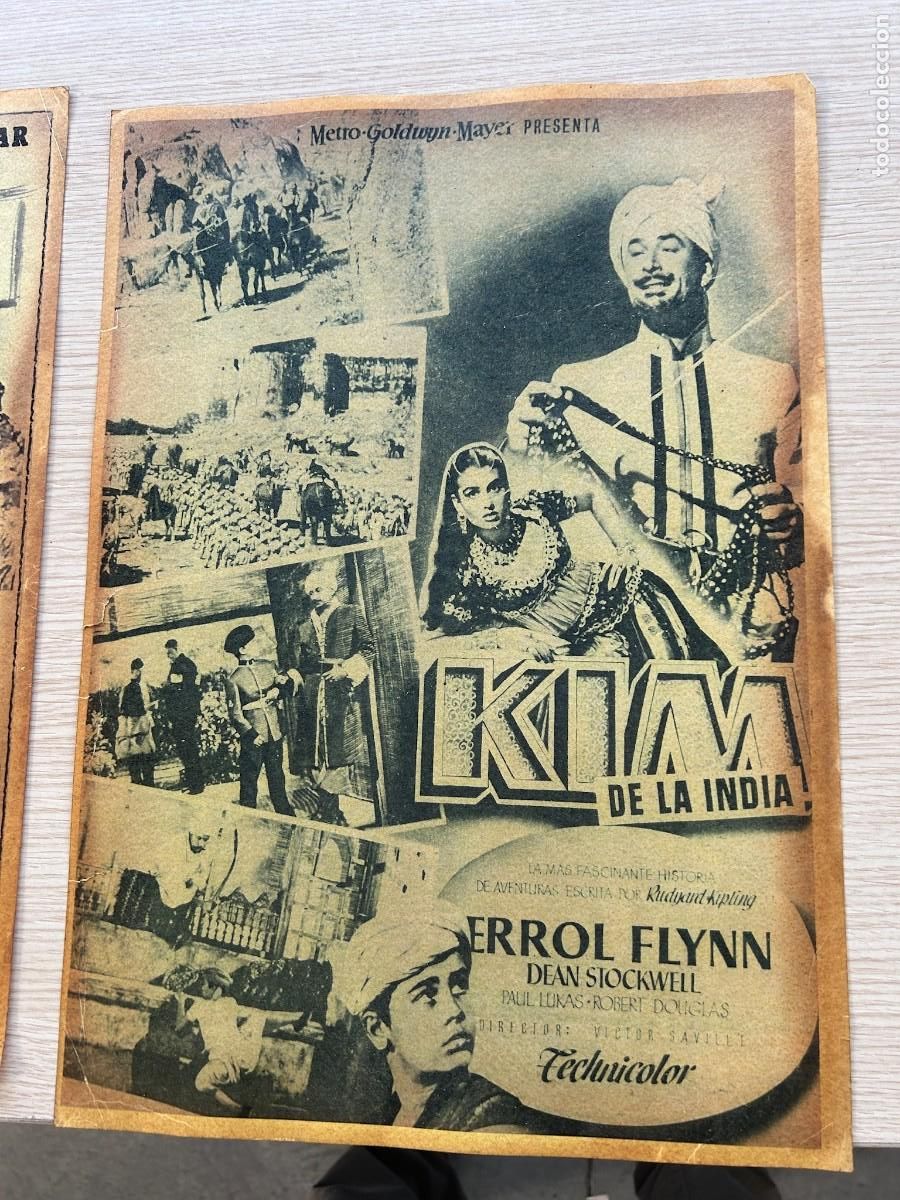 Cine: KIM DE LA INDIA POSTER 42X30 COMO SE VE