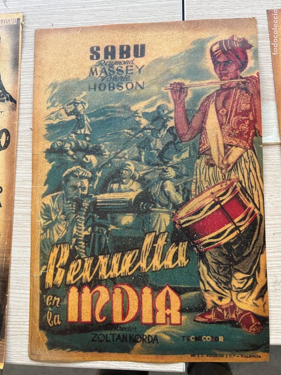 Cine: REVUELTA EN LA INDIA POSTER 42X30 COMO SE VE