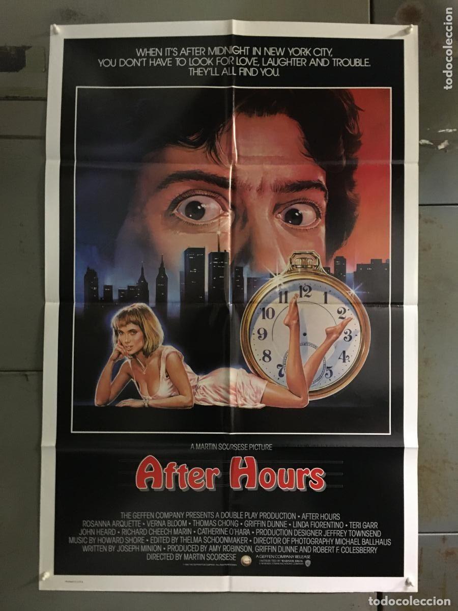 Kino: PJE 0472 AFTER HOURS JO QUE NOCHE SCORSESE ROSANNA ARQUETTE POSTER ORIGINAL USA 70X105