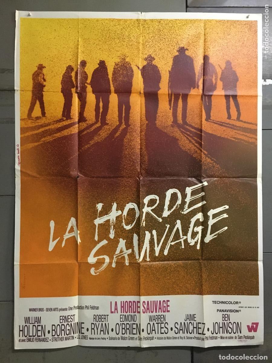 Kino: PJE 0475 GRUPO SALVAJE the wild bunch SAM PECKINPAH WILLIAM HOLDEN POSTER ORIGINAL FRANCES 120X160