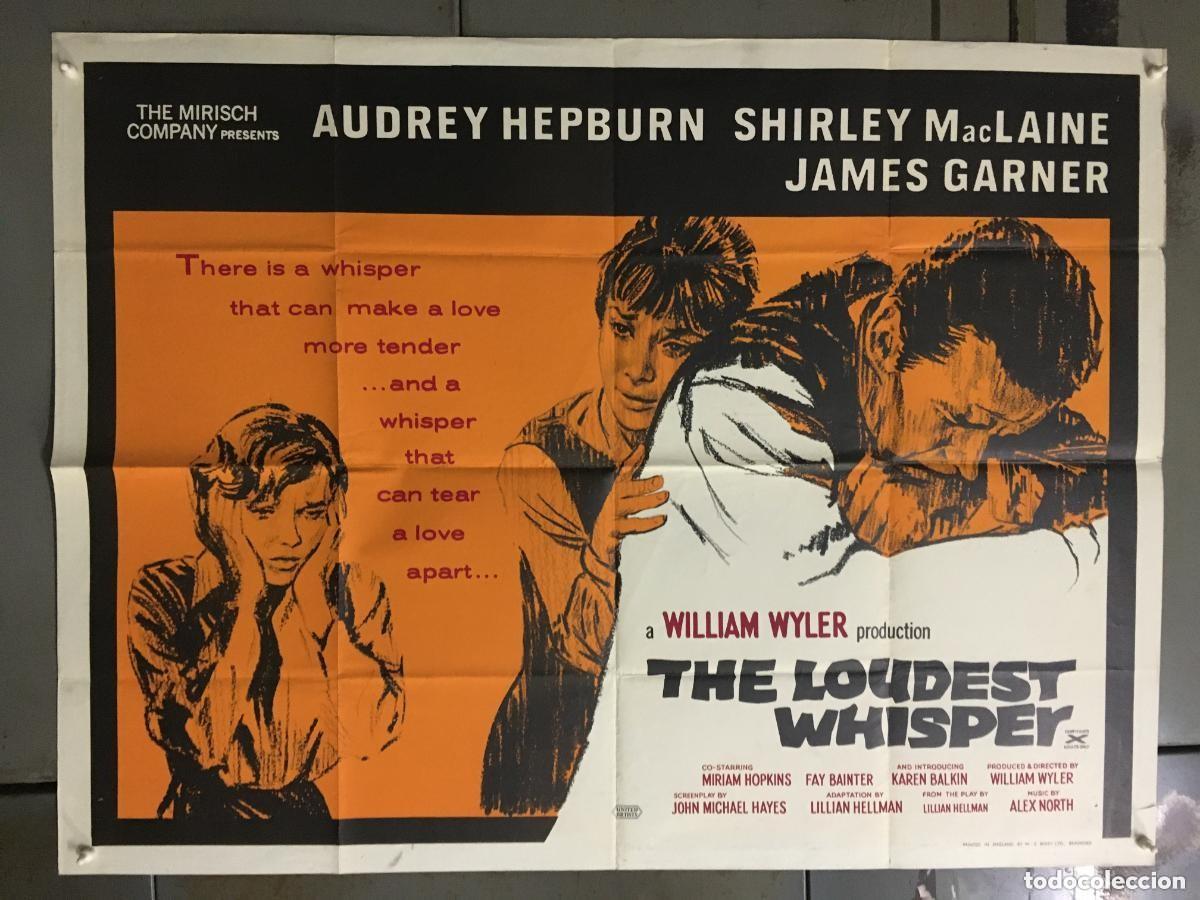 Cinema: PJE 0478 LA CALUMNIA AUDREY HEPBURN SHIRLEY MaCLAINE POSTER ORIGINAL 76X102 BRITISH QUAD