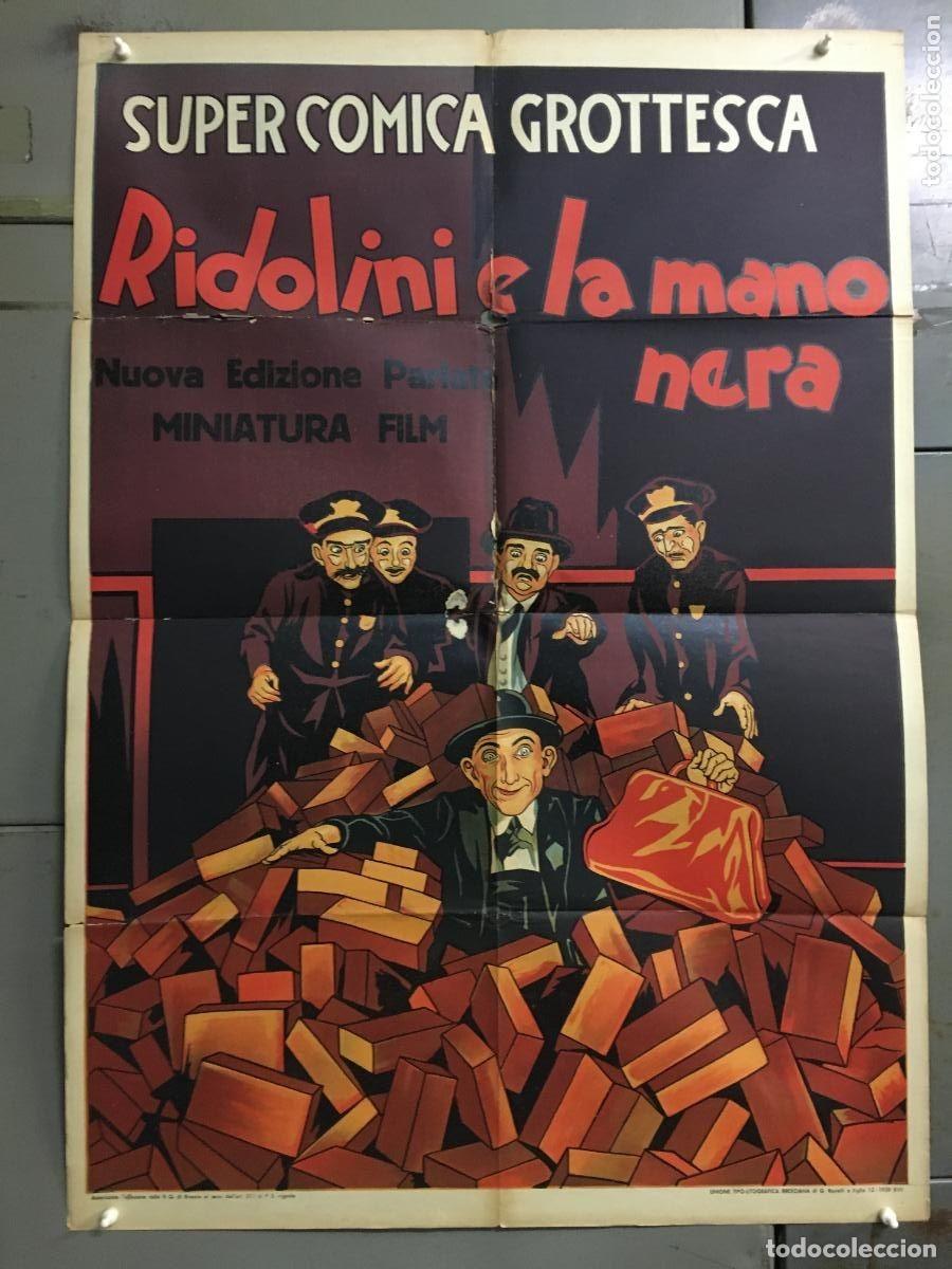 Kino: PJE 0479 LARRY SEMON JAIMITO passing the buck RIDOLINI POSTER ORIGINAL ITALIANO 70X100 LITOGRAFIA