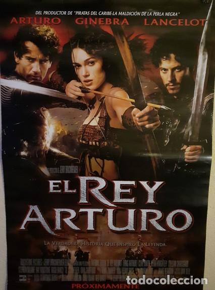 Cine: Cartel de Cine Original - El Rey Arturo (2004) - 98x68 cm - Clive Owen, Keira Knightley