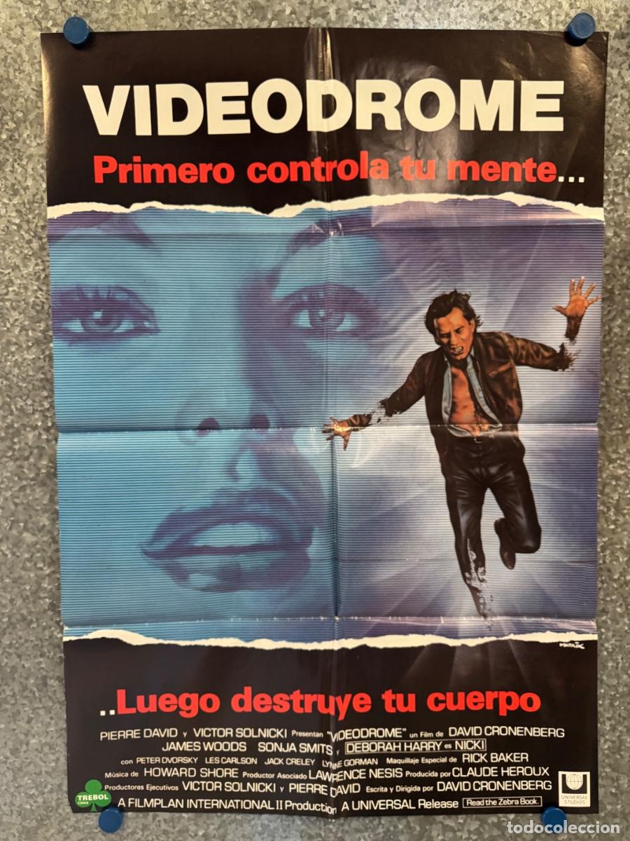 Cine: Videodrome, Deborah Harry, James Woods, POSTER ORIGINAL