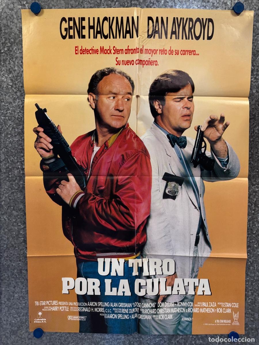 Cine: Un tiro por la culata, Gene Hackman, Dan Aykroyd, A&ntilde;o 1989, POSTER ORIGINAL