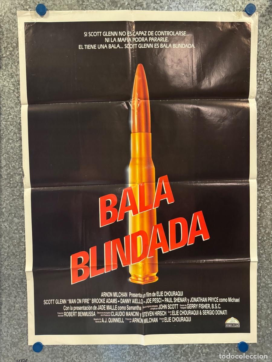Cine: Bala blindada, Brooke Adams, Danny Aiello, POSTER ORIGINAL