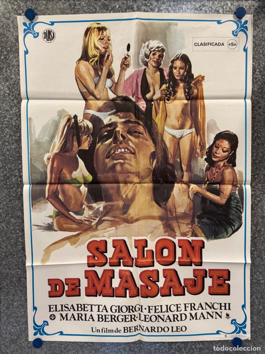 Cine: Salon de masaje, Elisabetta Giorgi, Maria Berger, A&ntilde;o 1979, POSTER ORIGINAL