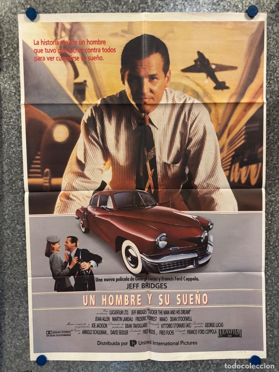 Cine: Un hombre y su sue&ntilde;o, Joan Allen, Martin Landau, A&ntilde;o 1988, POSTER ORIGINAL