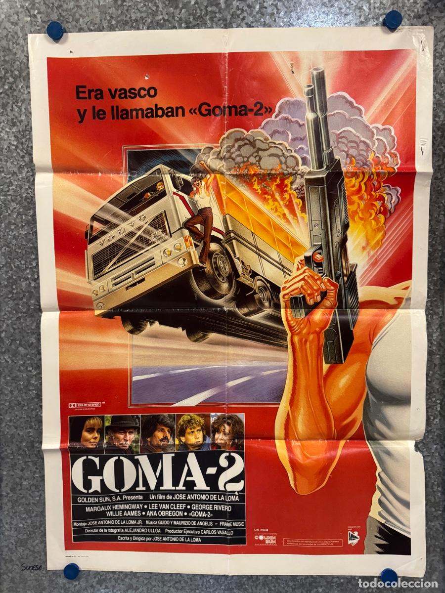 Cine: Goma 2, George Rivero, Willie Aames, POSTER ORIGINAL