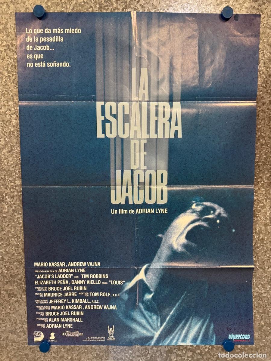 Cine: La escalera de Jacob, Mario Kaasar, Andrew Viajna, A&ntilde;o 1990, POSTER ORIGINAL