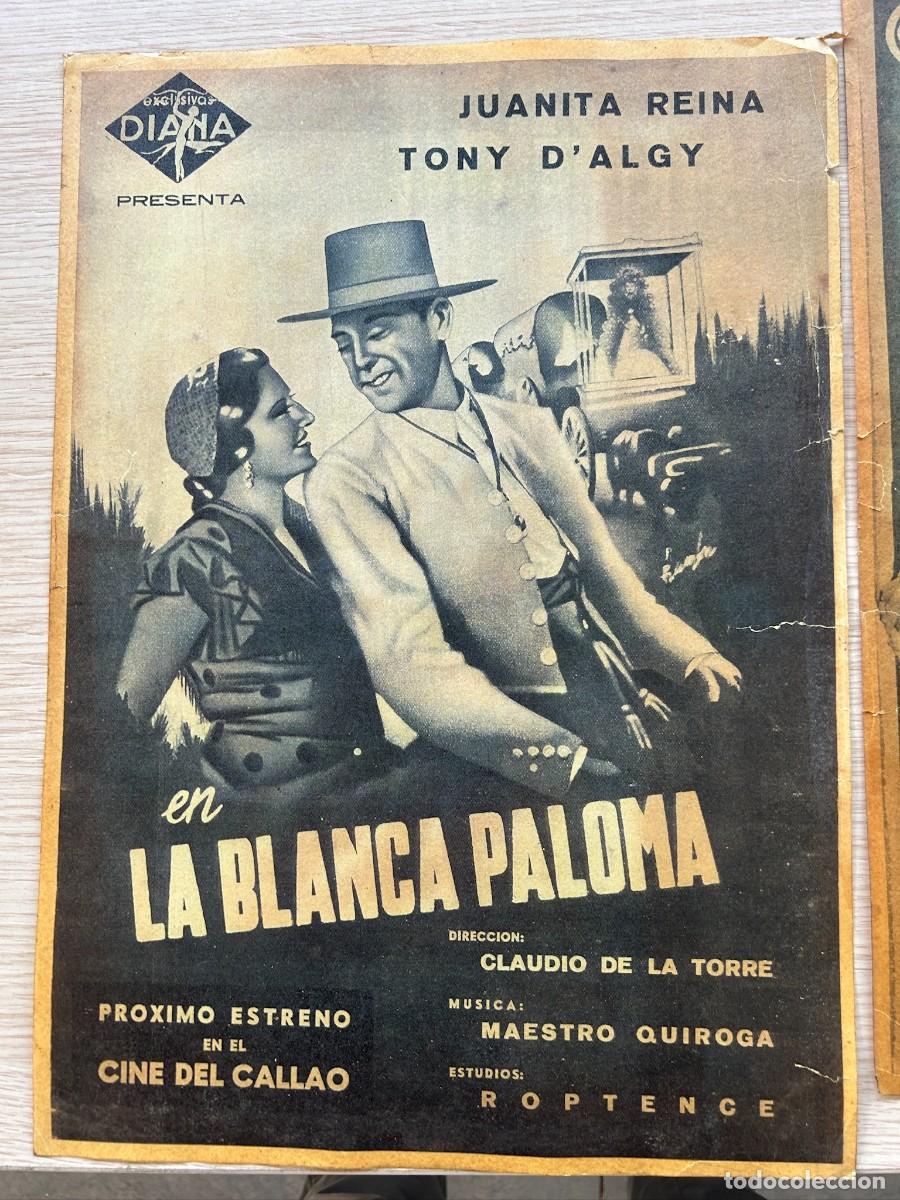 Cine: LA BLANCA PALOMA POSTER 42X30 COMO SE VE