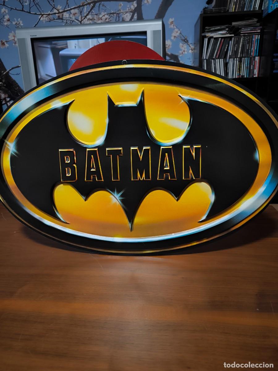 Cine: Expositor original de videoclub BATMAN (1989) &ndash; Warner Home Video &ndash; PLV publicitaria &ndash; 66 &times; 42 cm