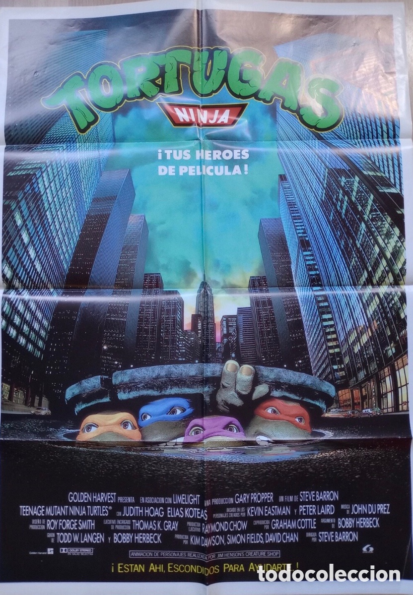 Cine: CARTEL DE CINE. LAS TORTUGAS NINJA