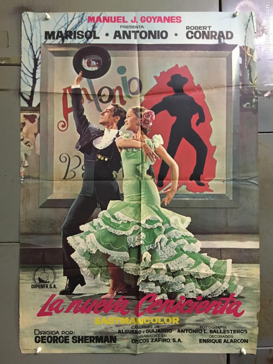 Cinema: AFJ82 LA NUEVA CENICIENTA MARISOL ANTONIO POSTER ORIGINAL 70X100 ESTRENO