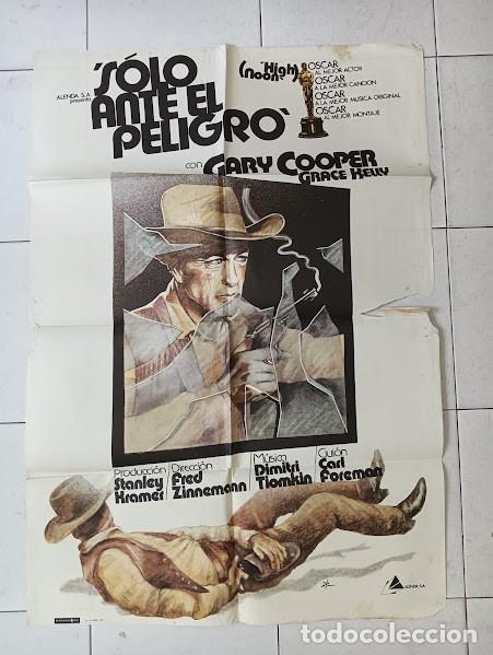 Cine: VKD 2359 SOLO ANTE EL PELIGRO GARY COOPER GRACE KELLY ZULUETA POSTER ORIGINAL 70X100 ESPA&Ntilde;OL