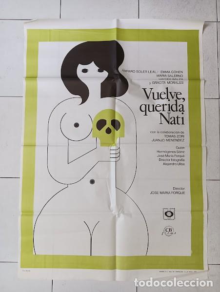 Cinema: VKD 2360 VUELVE QUERIDA NATI EMMA COHEN AMPARO SOLER LEAL CRUZ NOVILLO POSTER ORIGiNAL 70X100 ESTREN
