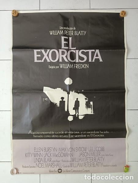Cinema: VKD 2363 EL EXORCISTA LINDA BLAIR WILLIAM FRIEDKIN POSTER ORIGINAL 70X100 ESTRENO
