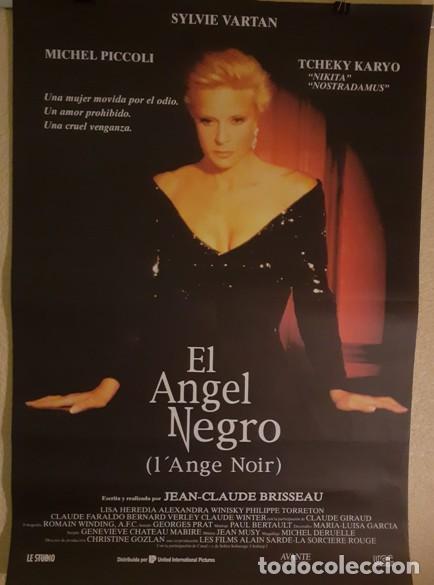 Cine: Cartel de cine original: El &aacute;ngel negro (L'ange noir, 1994)