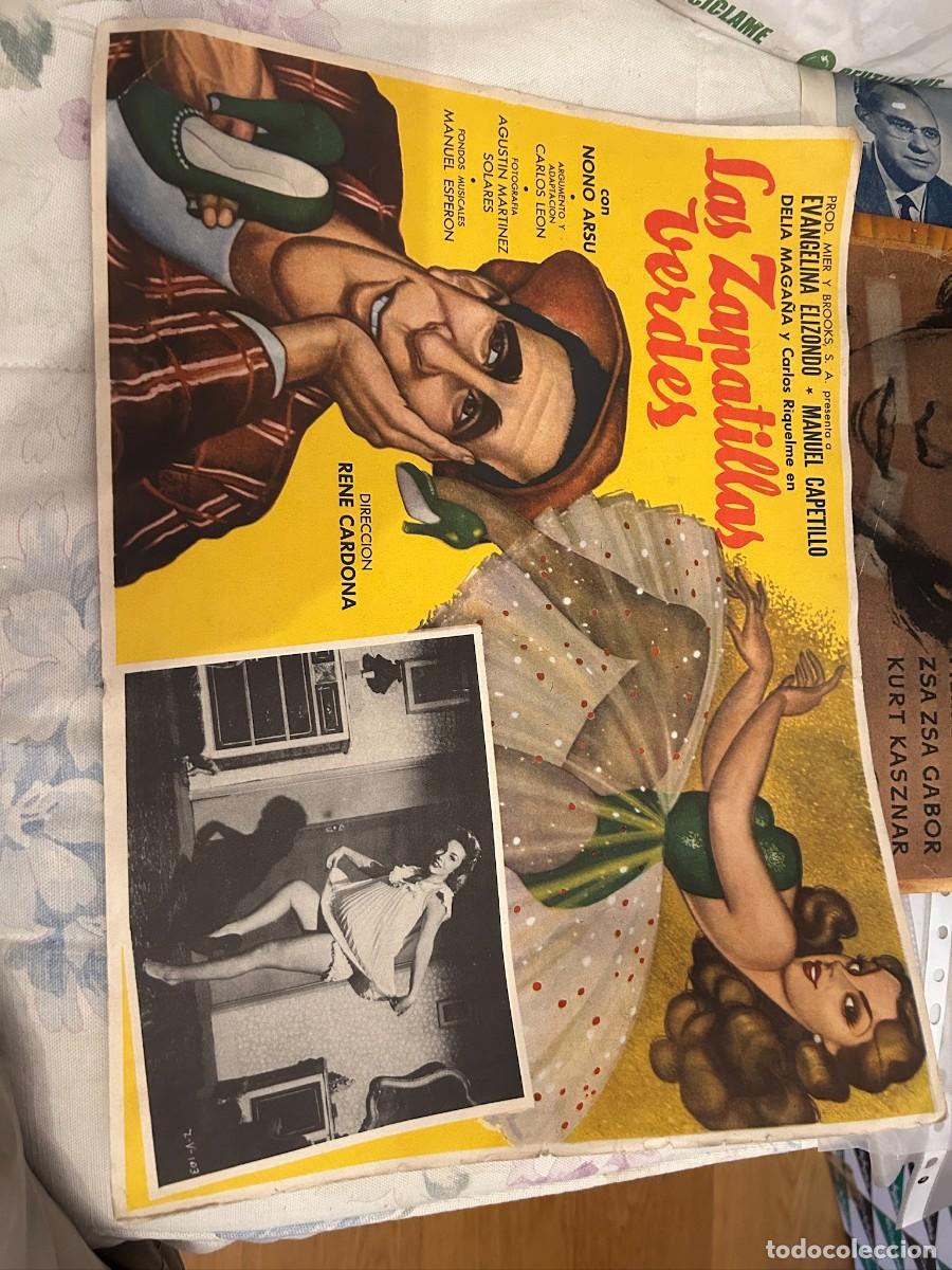 Cinema: las zapatillas verdes poster aprox 50x30 buen estado