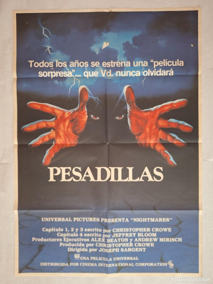 Cine: ANTIGUO CARTEL CINE PESADILLAS TERROR JOSEPH SARGENT A&Ntilde;O 1984 RV C-1521
