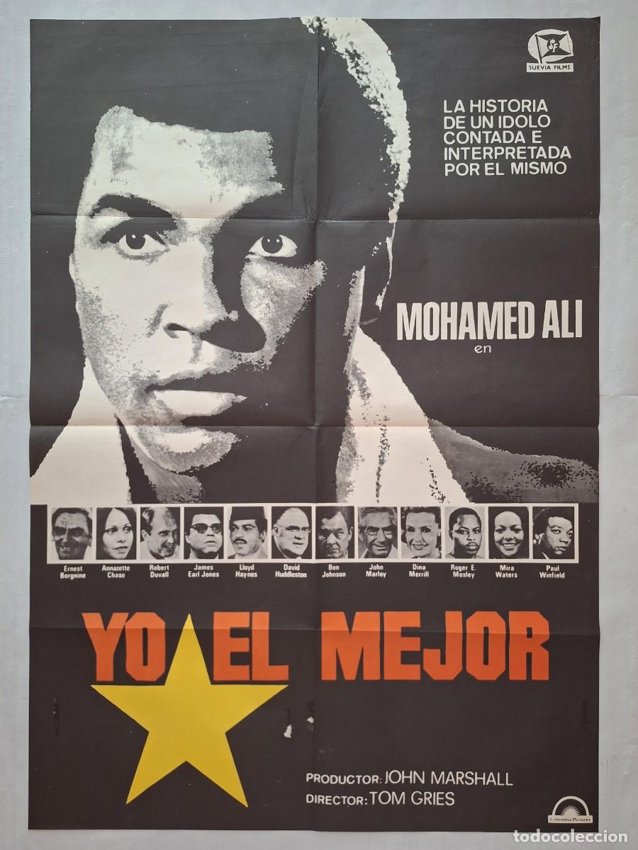 Cine: ANTIGUO CARTEL CINE YO EL MEJOR MUHAMMAD ALI CASSIUS CLAY BOXEO RV C-1524