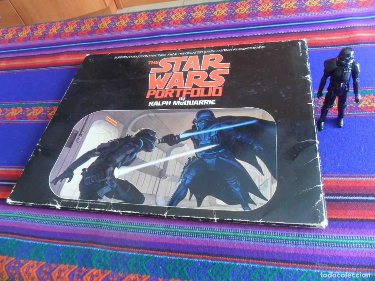 Cine: THE STAR WARS PORTFOLIO BY RALPH McQUARRIE LA GUERRA DE LAS GALAXIAS EPISODIO IV A NEW HOPE Y REGALO