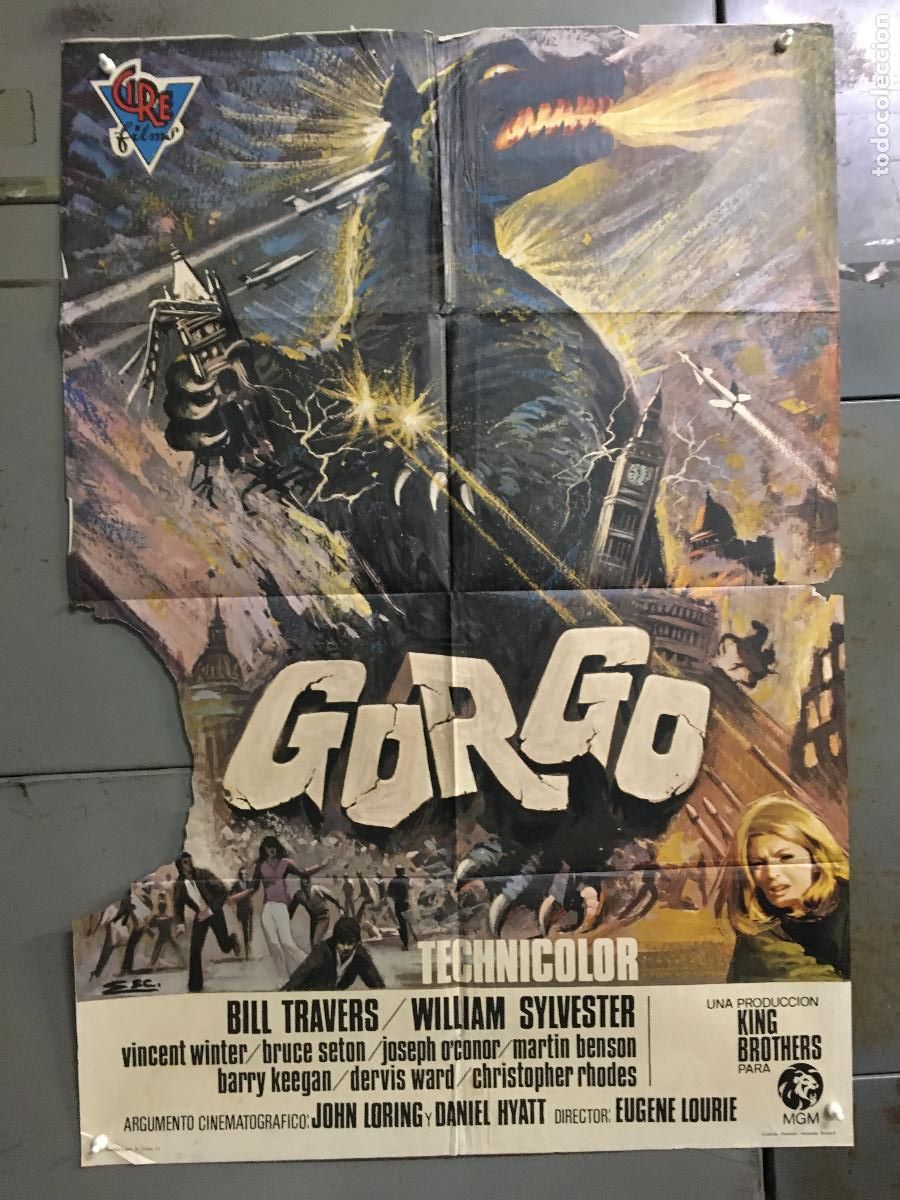 Cine: ODC C115 GORGO BILL TRAVERS EUGENE LORIE POSTER ORIGINAL ESTRENO 70X100