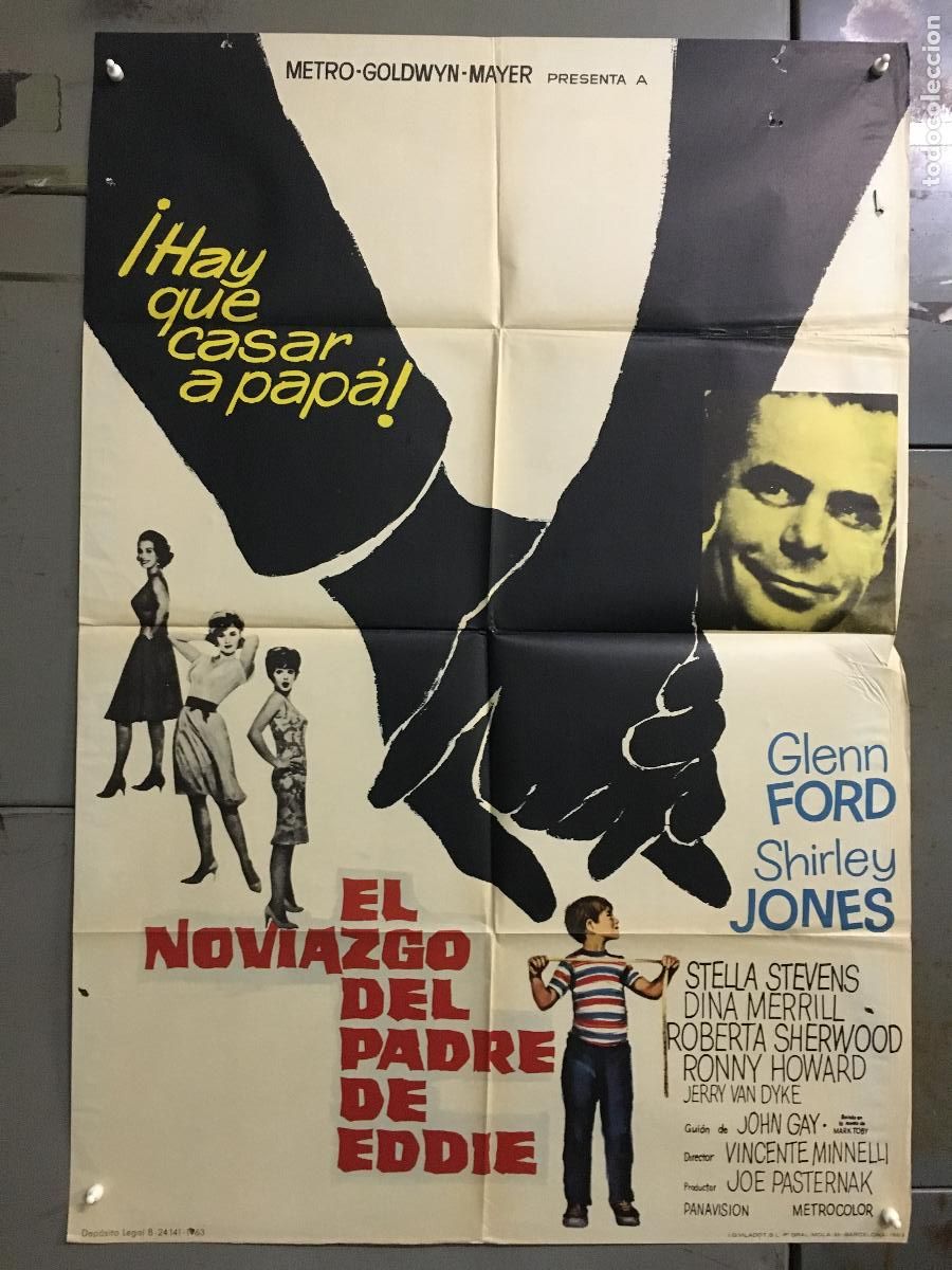 Cinema: ODC C131 EL NOVIAZGO DEL PADRE DE EDDIE GLENN FORD MINNELLI POSTER ORIGINAL 70X100 ESTRENO