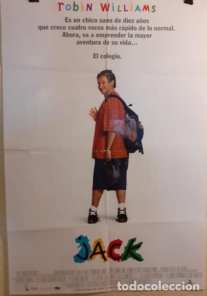 Cine: Cartel de cine original - JACK (1996) - Robin Williams - Francis Ford Coppola - 98x68 cm - Plegado