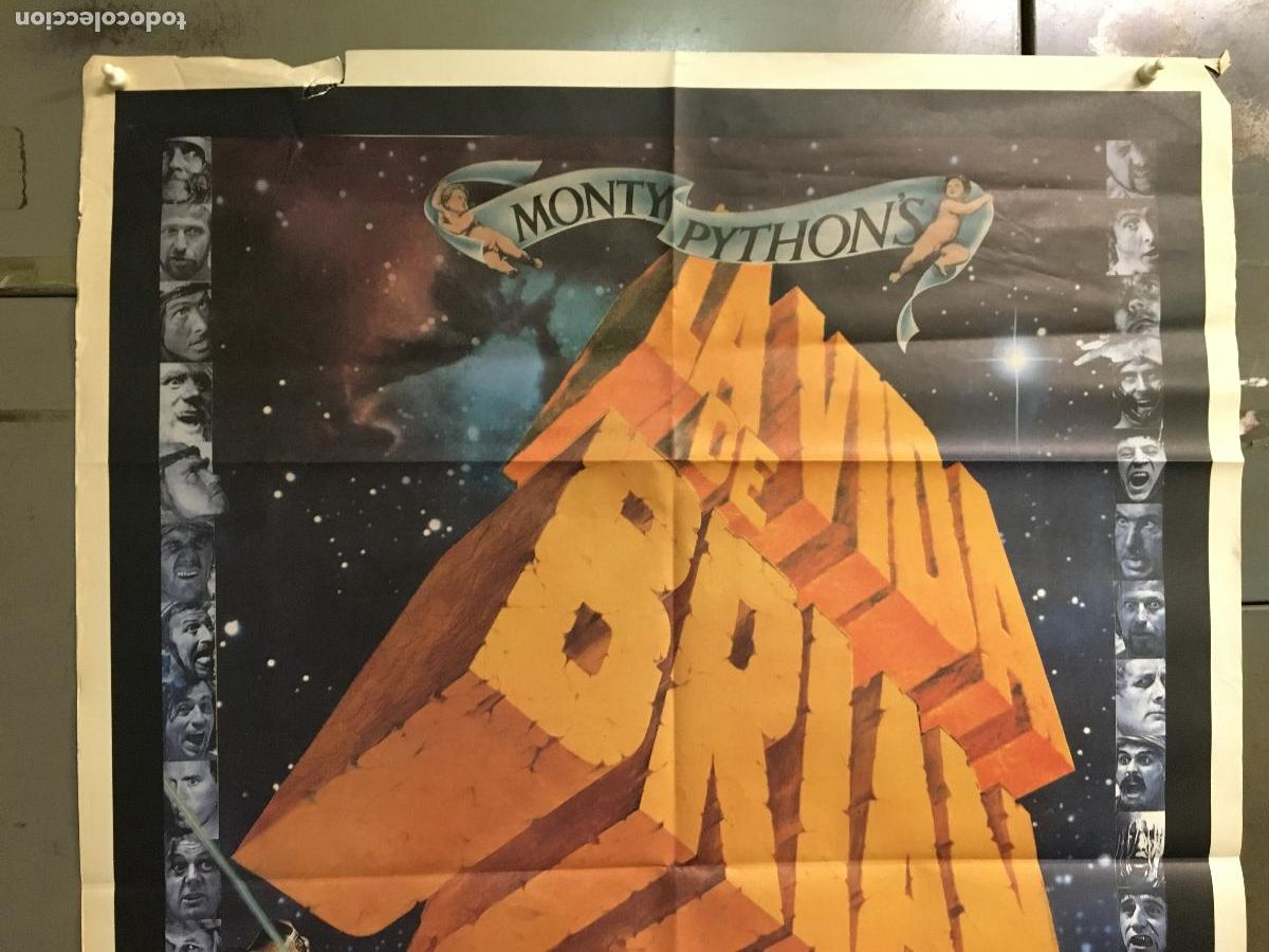 Cine: ODC C139 LA VIDA DE BRIAN MONTY PYTHON POSTER ORIGINAL 70X100 ESPA&Ntilde;OL R-88 - Foto 4
