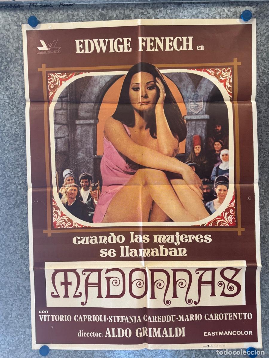 Cine: Madonnas, Edwige Fenech, Vittorio Caprioli, A&ntilde;o 1978, POSTER ORIGINAL