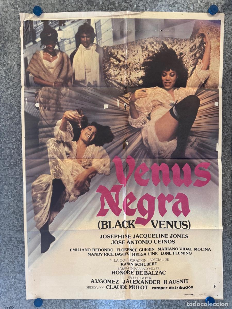 Cine: Venus negra, Emiliano Redondo, Mariano Vidal, A&ntilde;o 1984, POSTER ORIGINAL