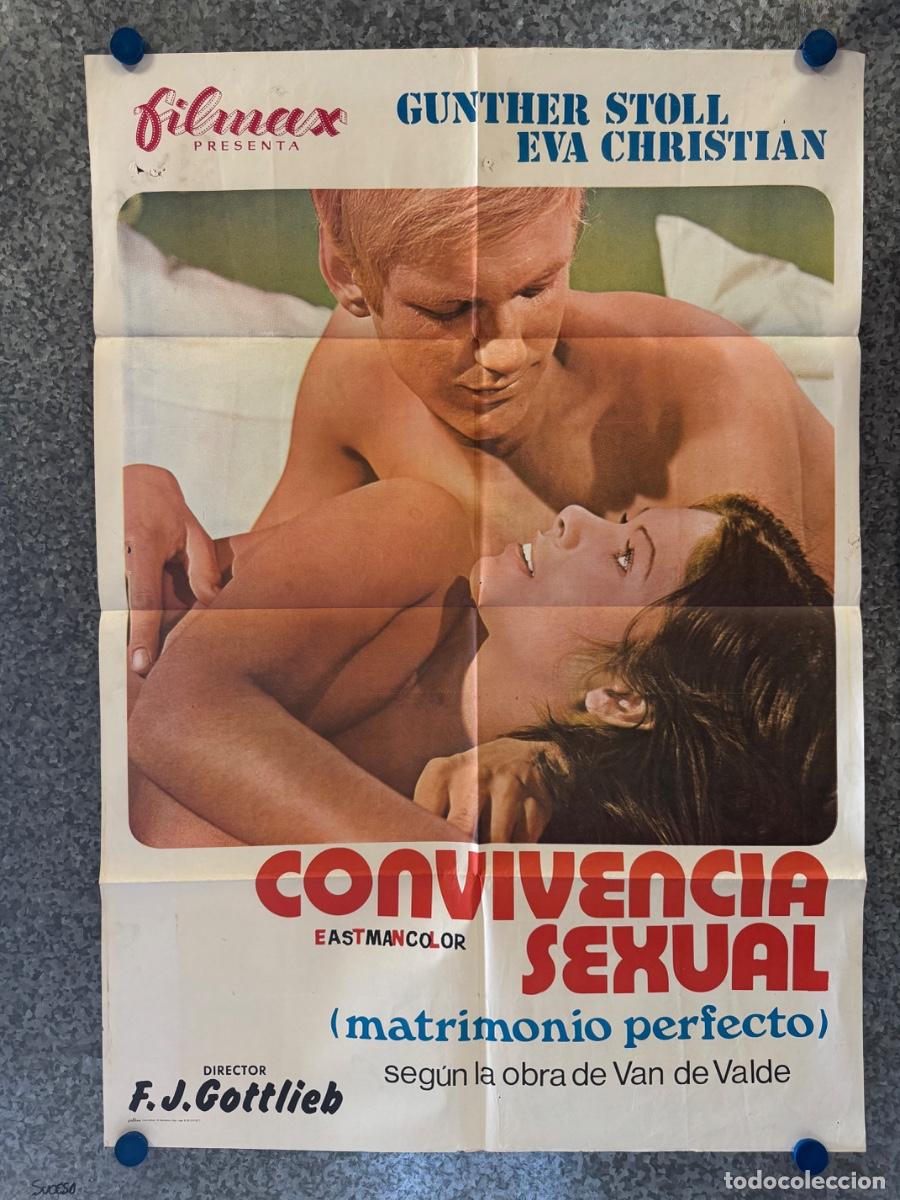 Cine: Convivencia sexual, Gunther Stoll, Eva Christian, A&ntilde;o 1977, POSTER ORIGINAL