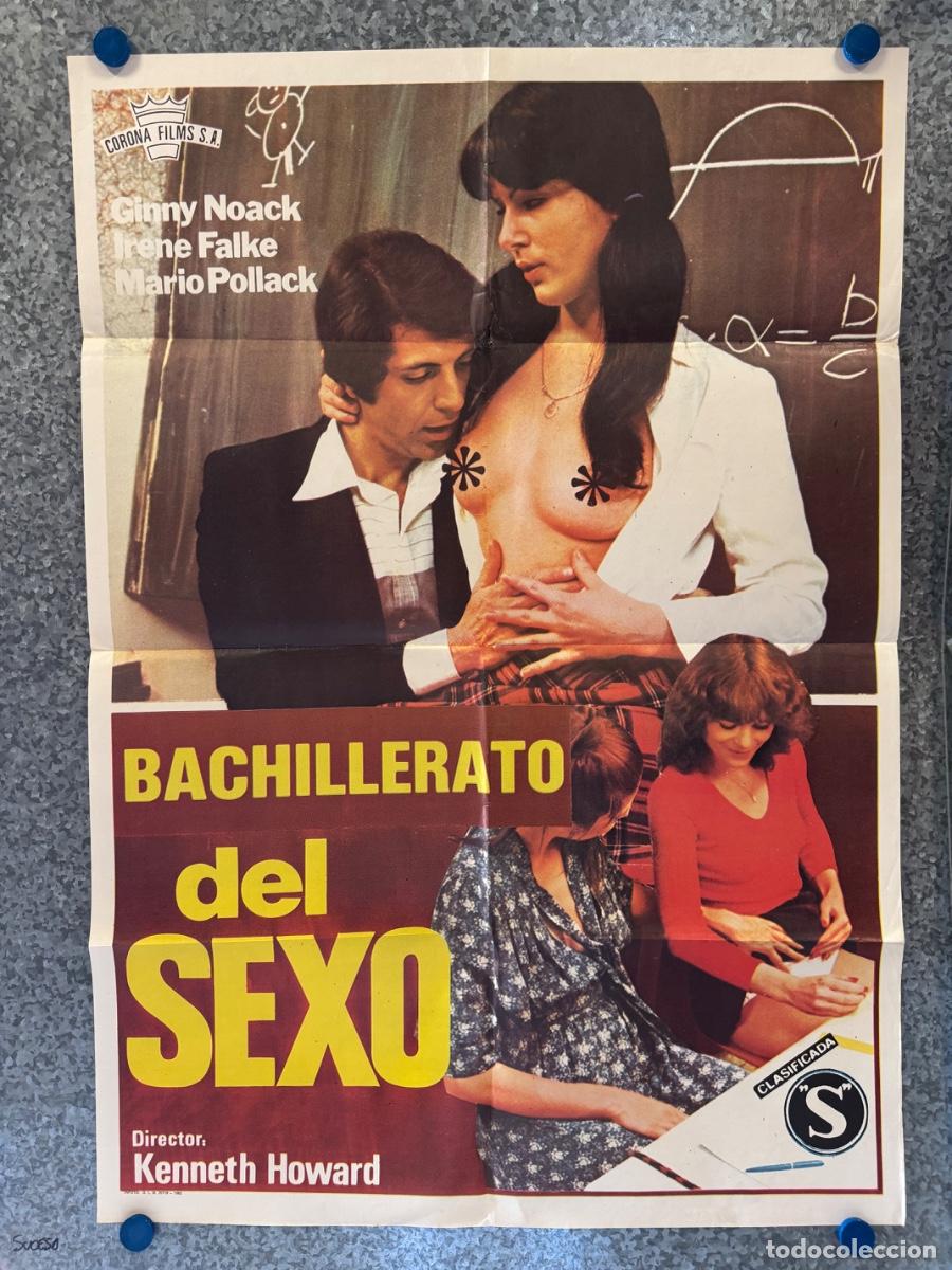Cine: Bachillerato del sexo, Ginny Noack, Irene Falke, A&ntilde;o 1982, POSTER ORIGINAL